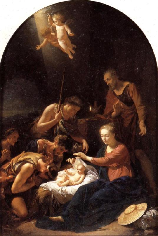 Adriaen van der werff The Adoration of the Shepherds Spain oil painting art